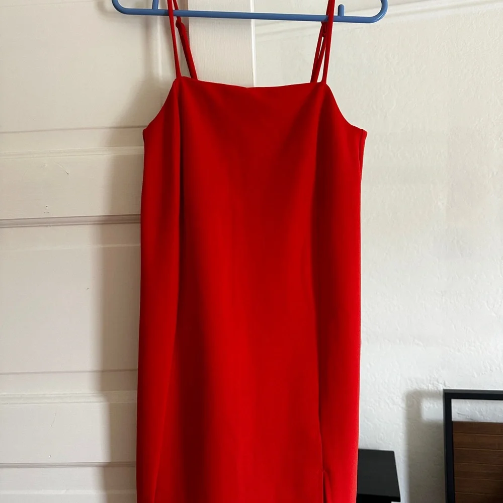 Red Mini Dress - Picture 2 of 4